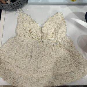 Princess Polly Cream Kellen Top